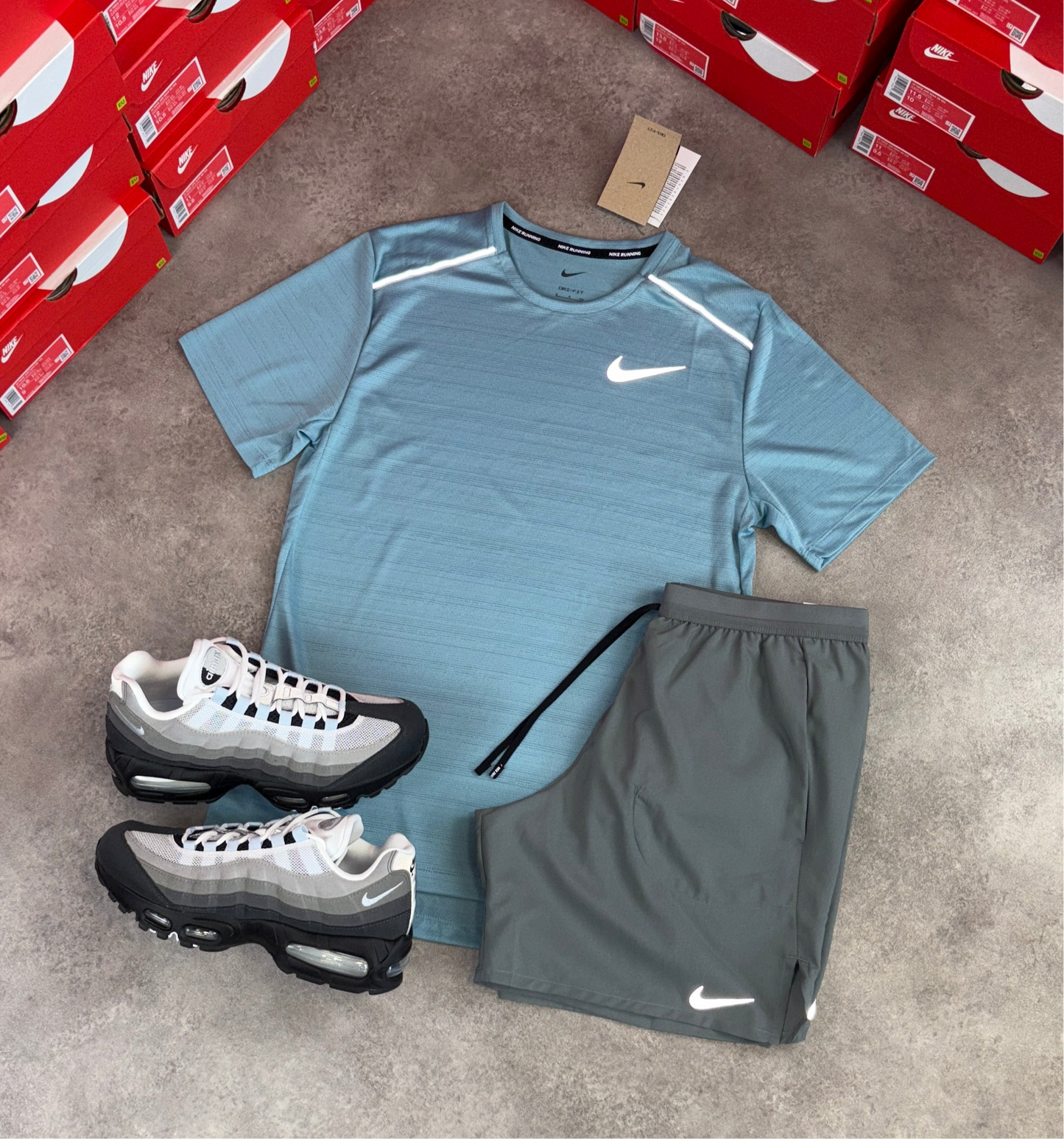 Nike “Worn Blue/Grey” Miler 1.0 set
