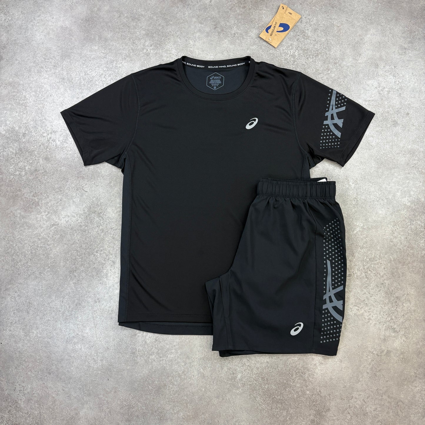Asics Black / Carrier Grey “Icon Set”