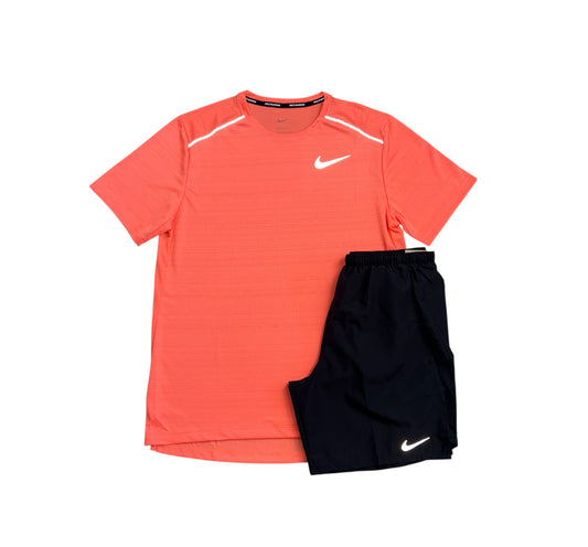 Nike “Wild Mango / Black” Miler 1.0 Set