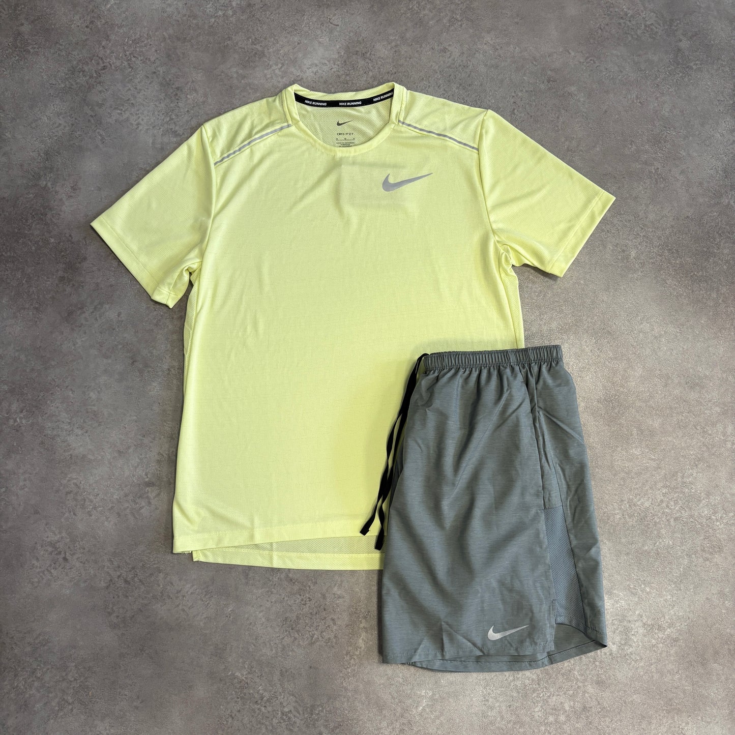 Nike “Luminous Green/Grey” Miler 1.0 Set
