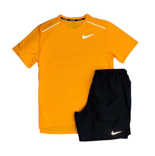 Nike “Light Orange/Black” Miler 1.0 Set