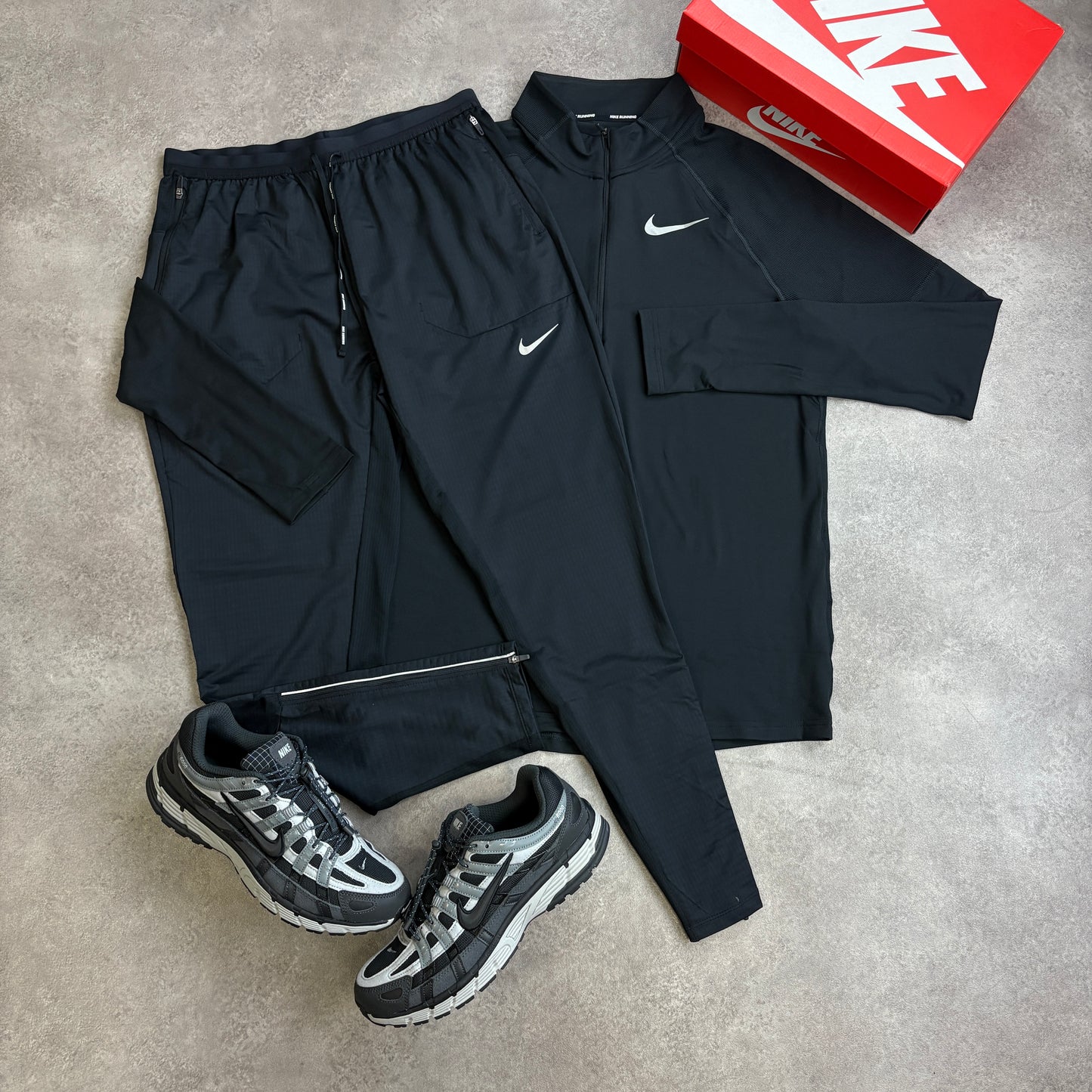 Nike “Black” Element Half Zip Set