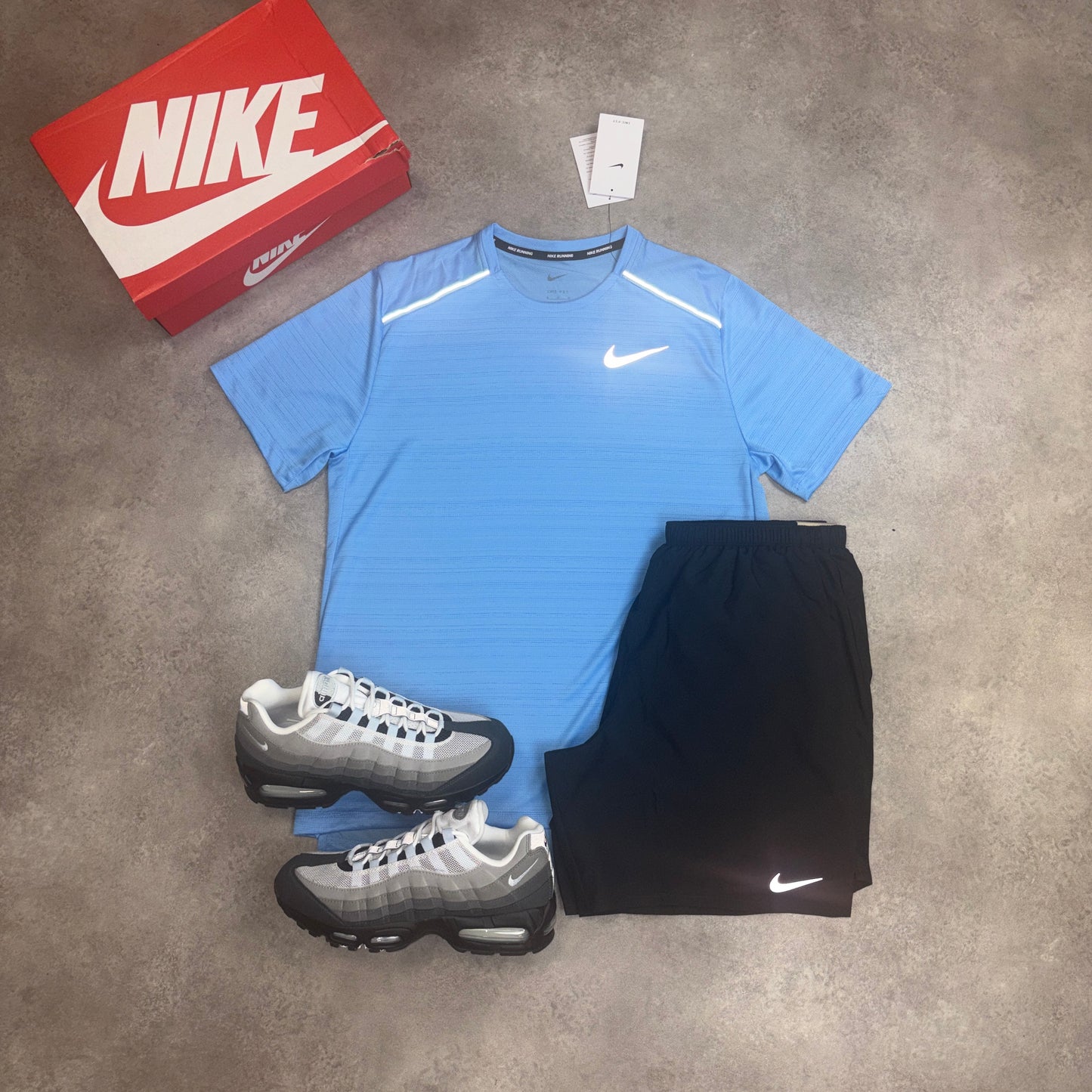 Nike “University Blue / Black” Miler 1.0 Set
