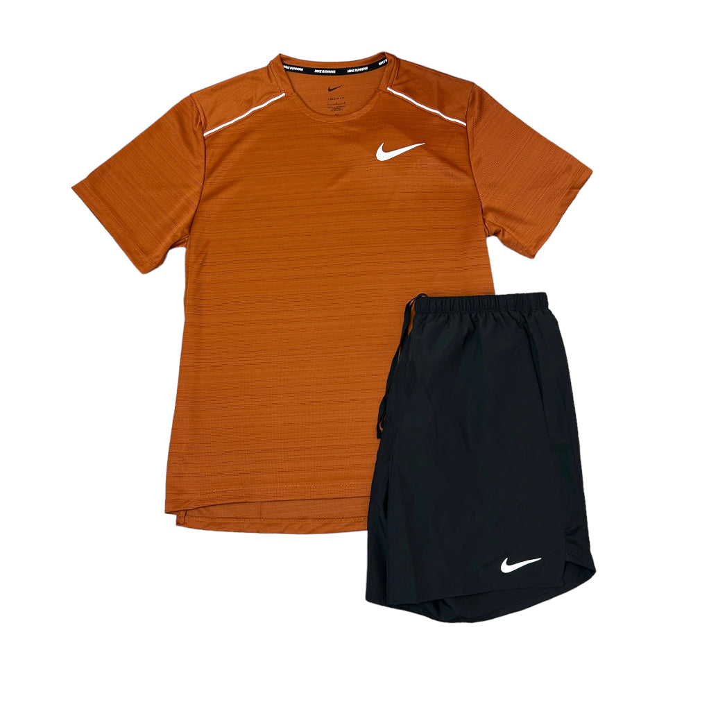 nike miler orange mens