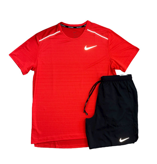 Nike “Crimson” Red Miler Set
