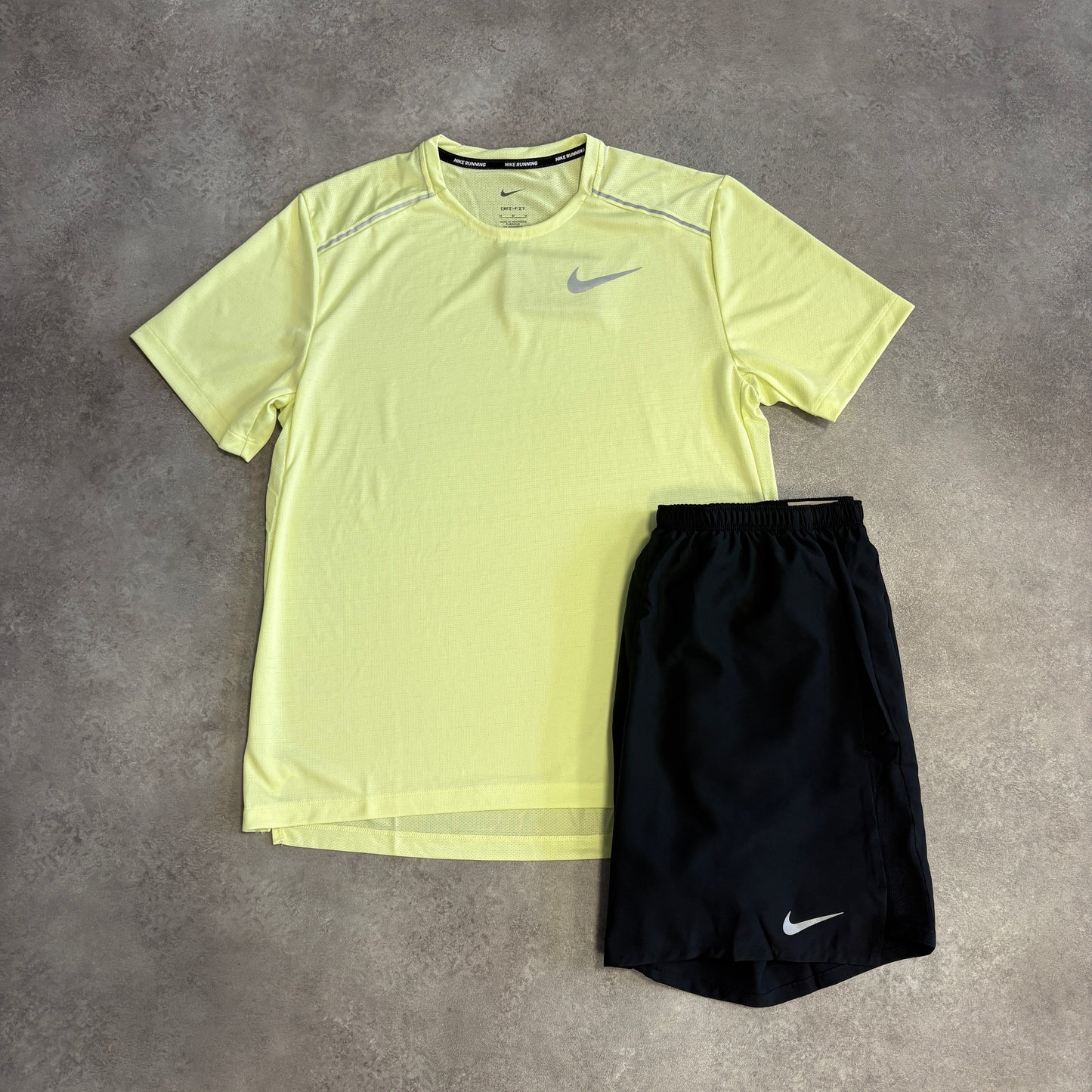 Nike “Luminous Green/Black” Miler 1.0 Set