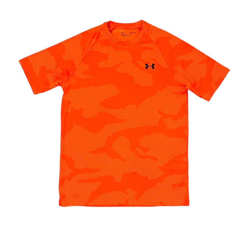 UA Lava Red “Jacquard”Camo Top