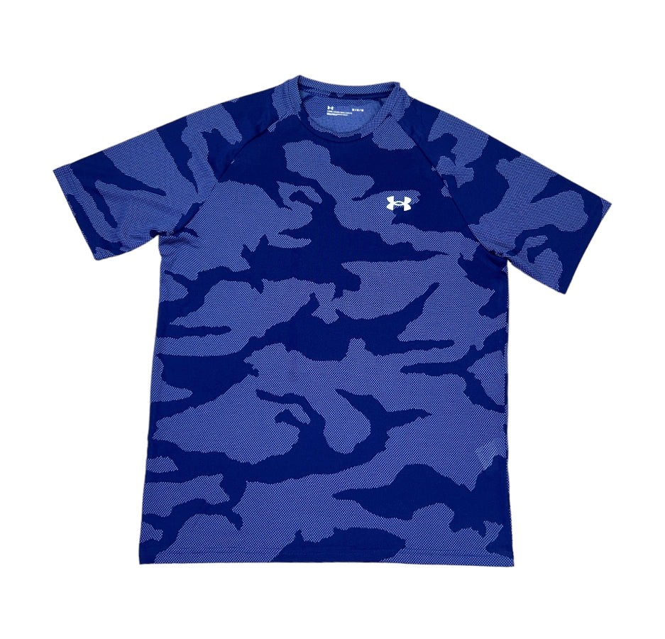 UA Navy Blue “Jacquard”Camo Top