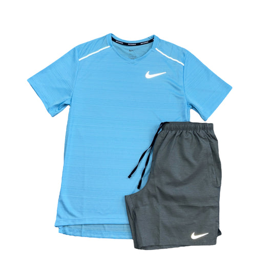 Nike “Aqua / Grey” Miler 1.0 Set