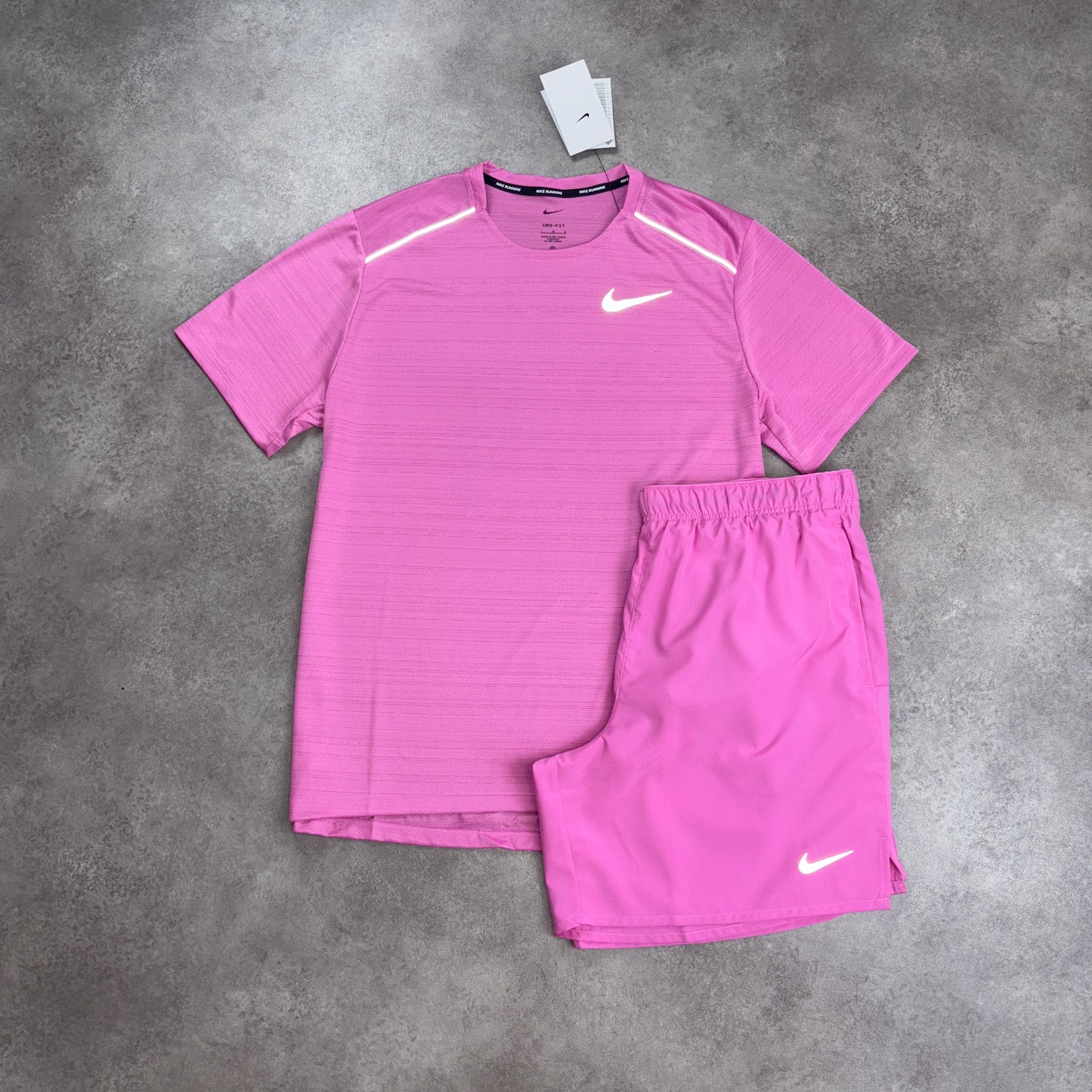 Nike “Playful Pink” Miler 1.0 set