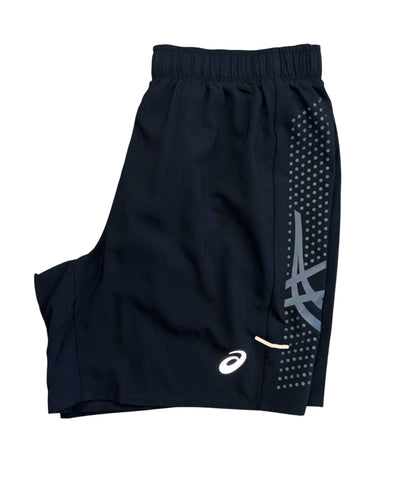 Asics Black "Icon" Shorts 7"
