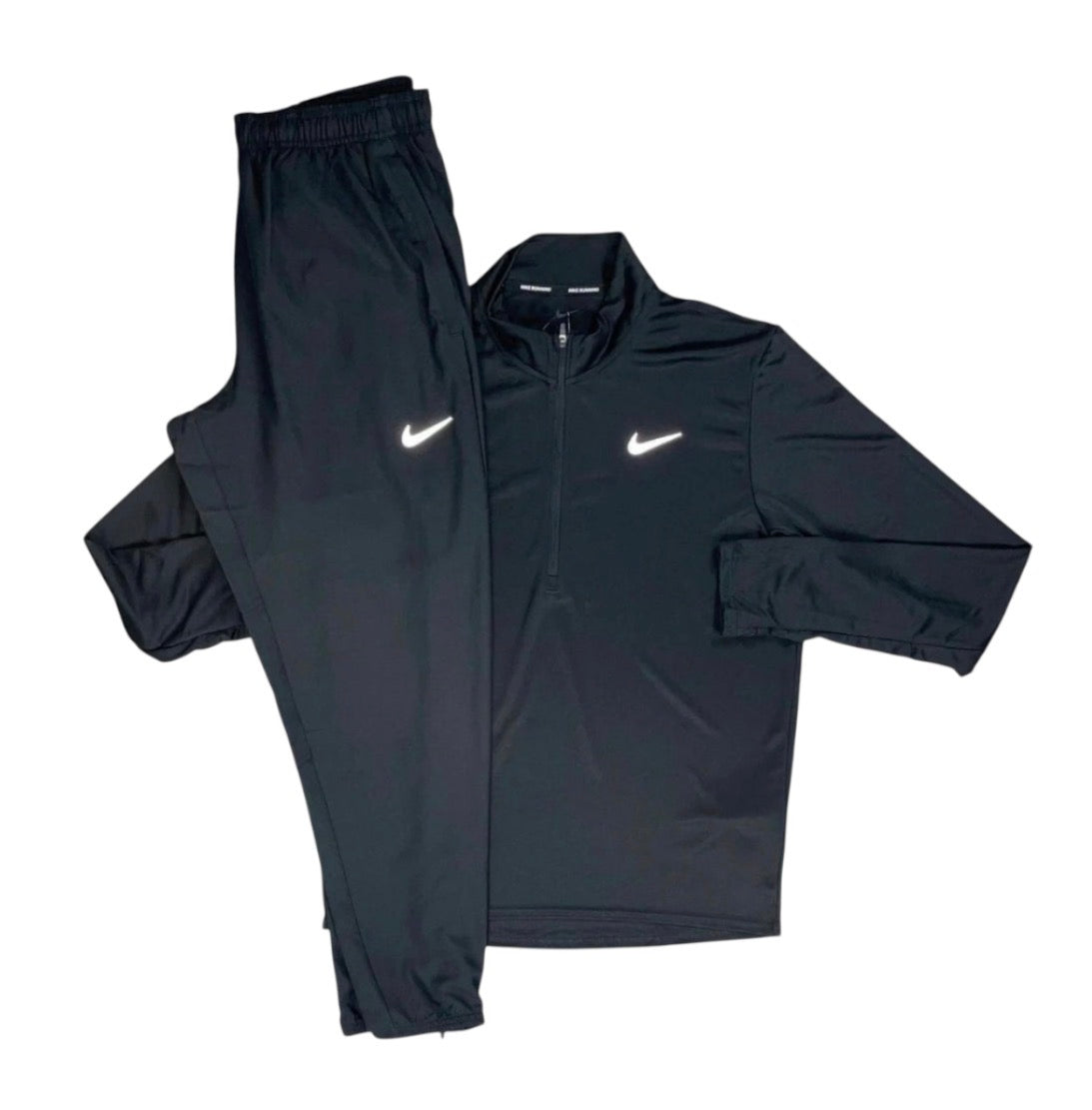 Nike "Black" Pacer Half Zip Set