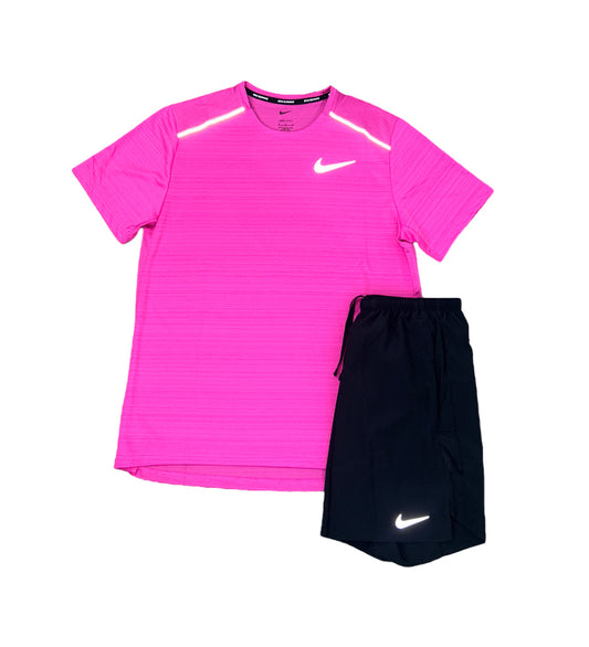 Nike “Hot Pink” Miler 1.0 Set