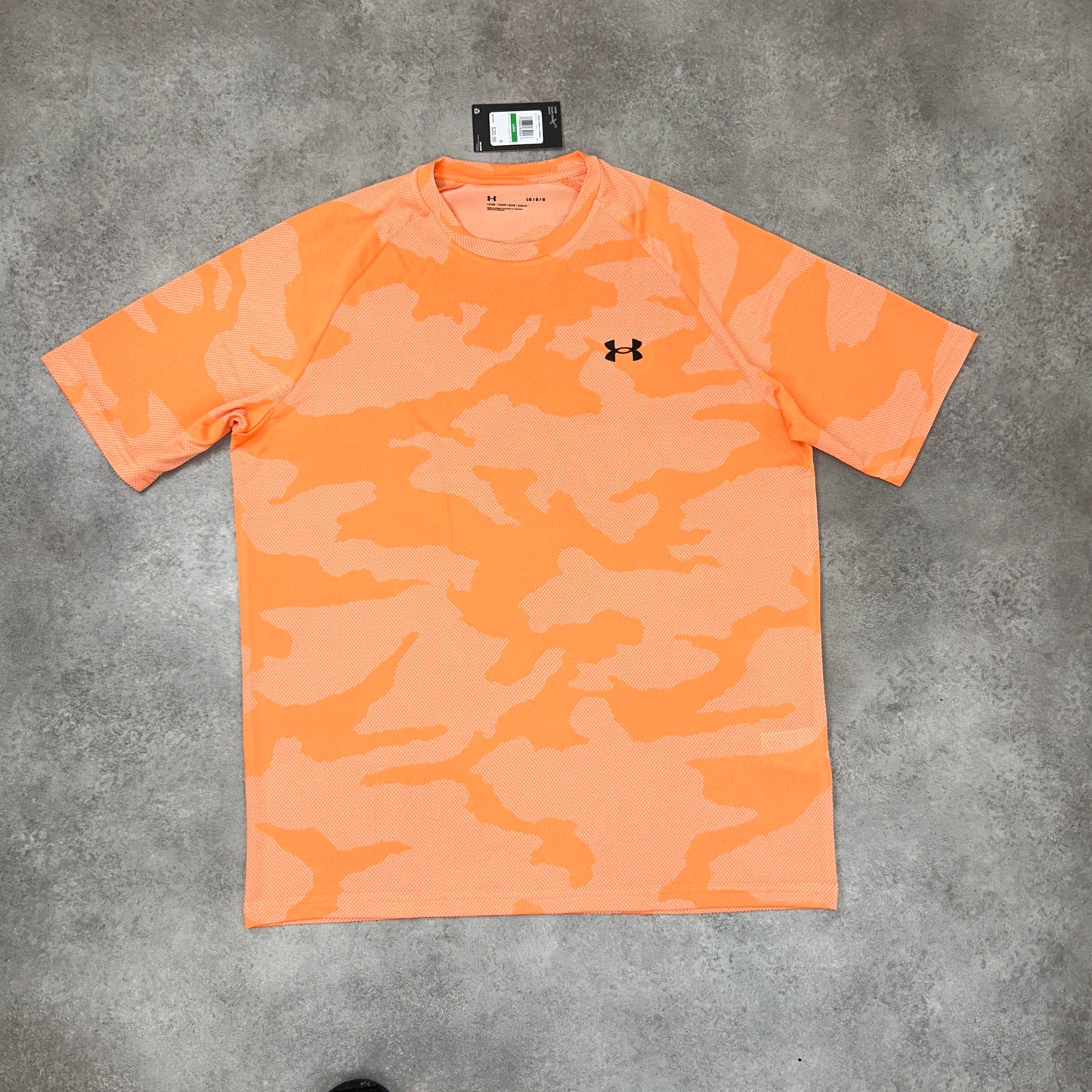 UA Peach “Jacquard”Camo Top