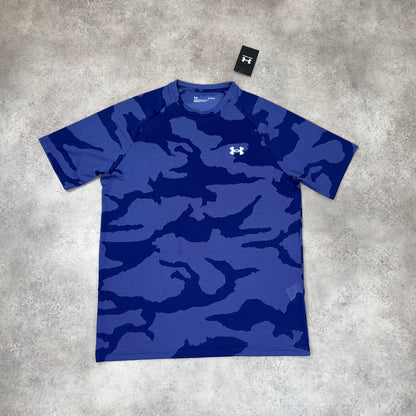 UA Navy Blue “Jacquard”Camo Top