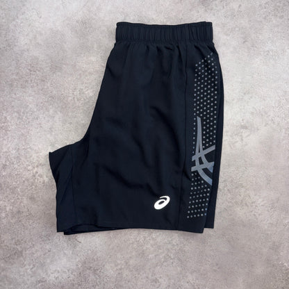 Asics Black "Icon" Shorts 7"