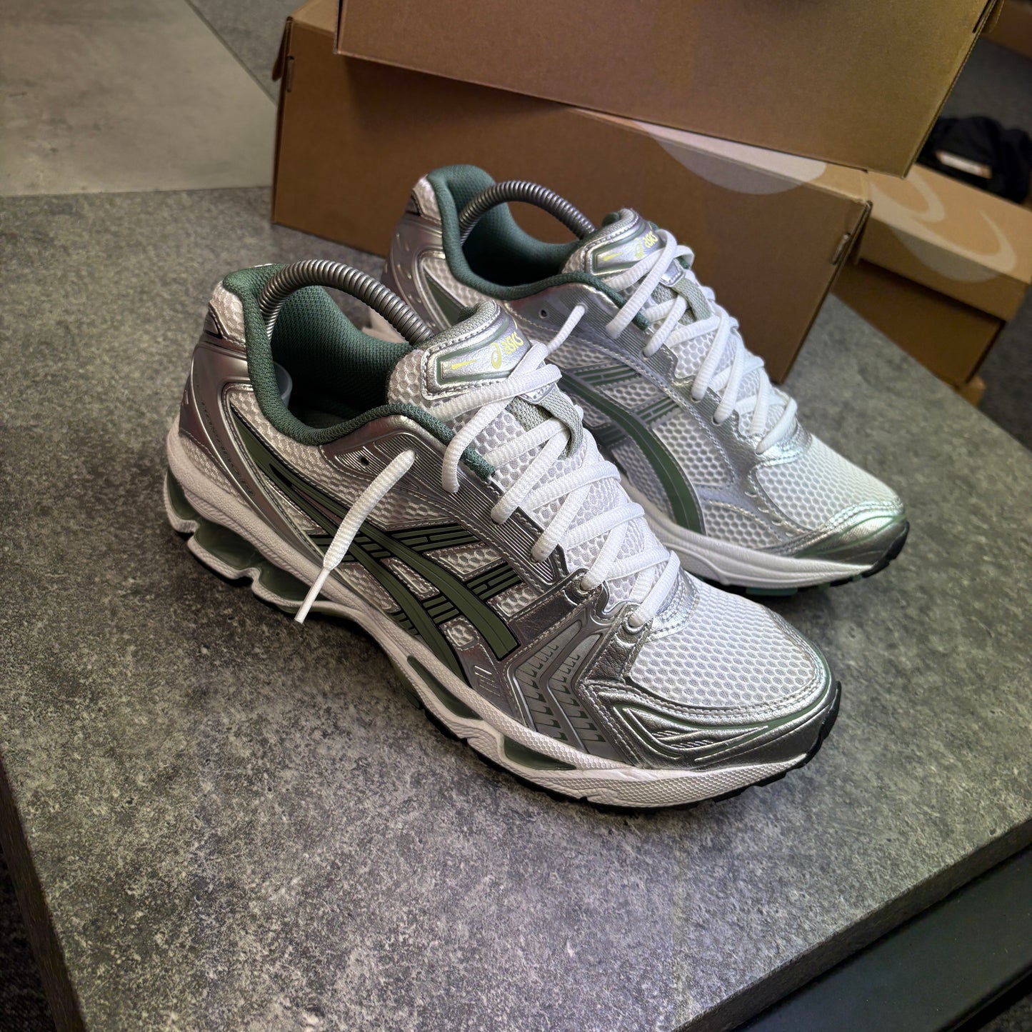 Asics Gel Kayano 14 “White / Slate Grey”