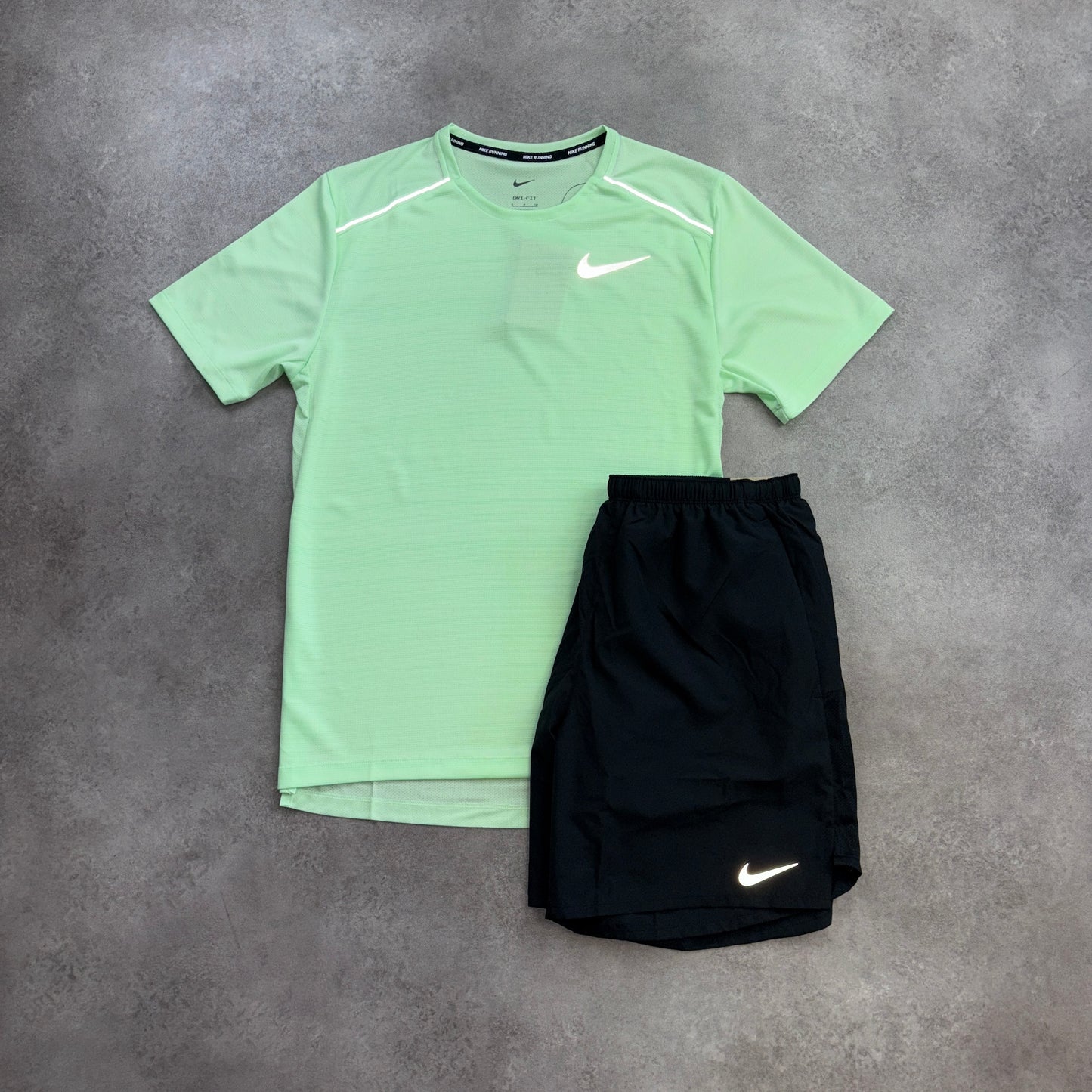 Nike “Vapour Green/Black” Miler 1.0 Set