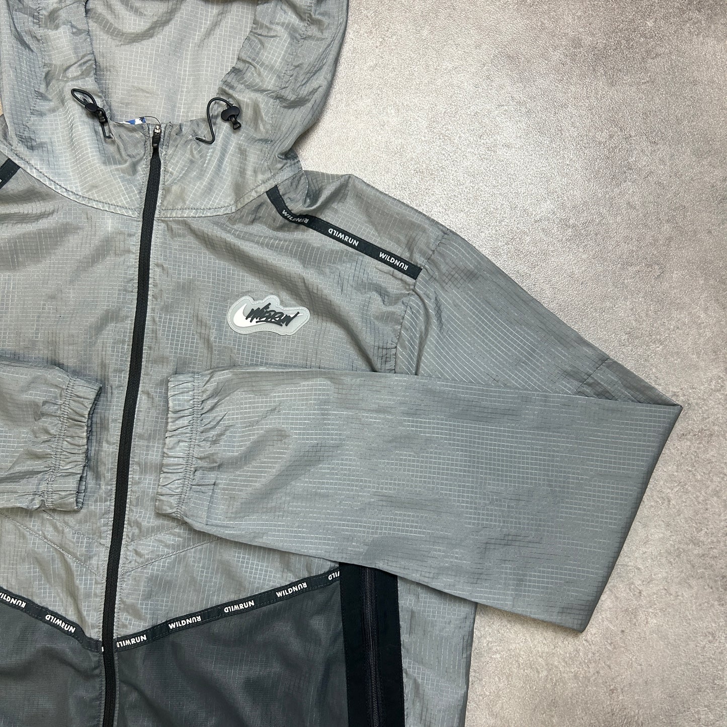 Nike Grey “Wild Run” Jacket