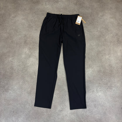 Asics “ Embroidered” Triple Black Pants