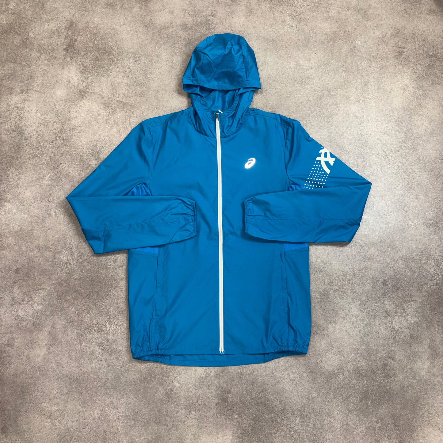 Asics "Aegean Blue" Icon Jacket