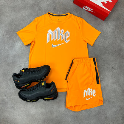 Nike “Sunset Orange” Run Division Set