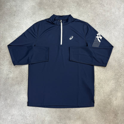 Asics Dark Midnight “Icon” Half Zip