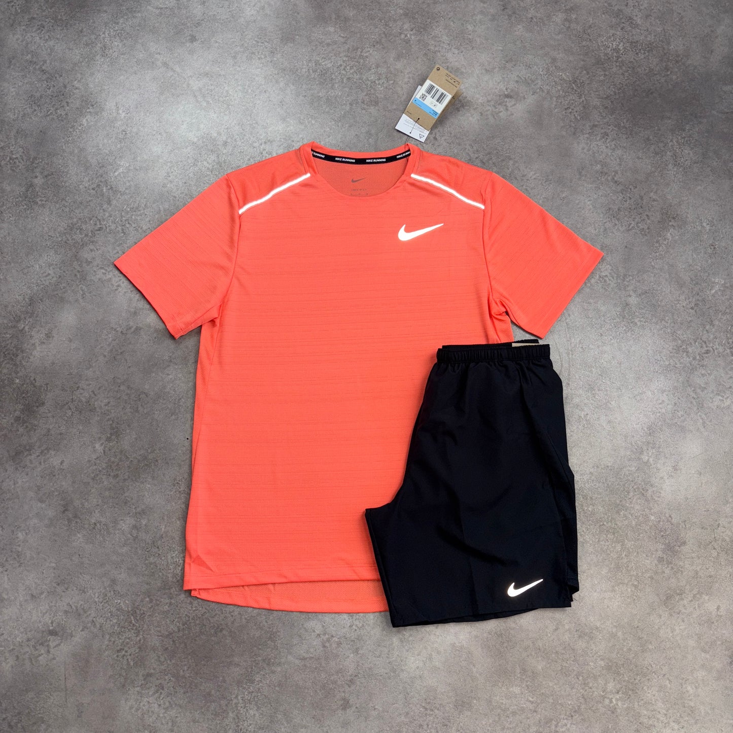 Nike “Wild Mango / Black” Miler 1.0 Set