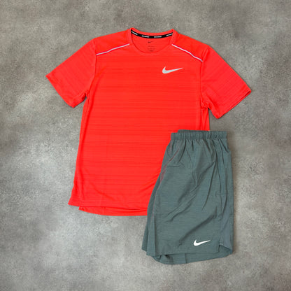 Nike “Crimson/Grey” Red Miler set