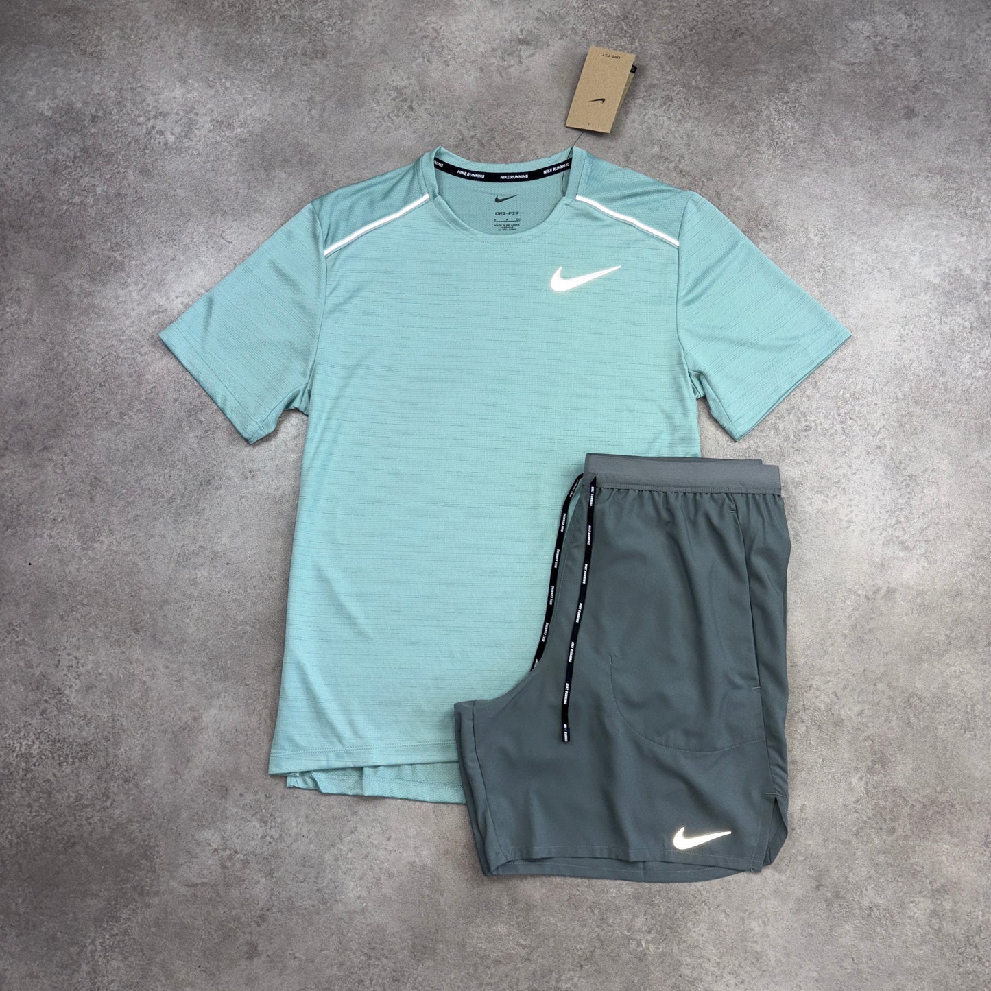 Nike “Mineral/Grey” Miler 1.0 Set