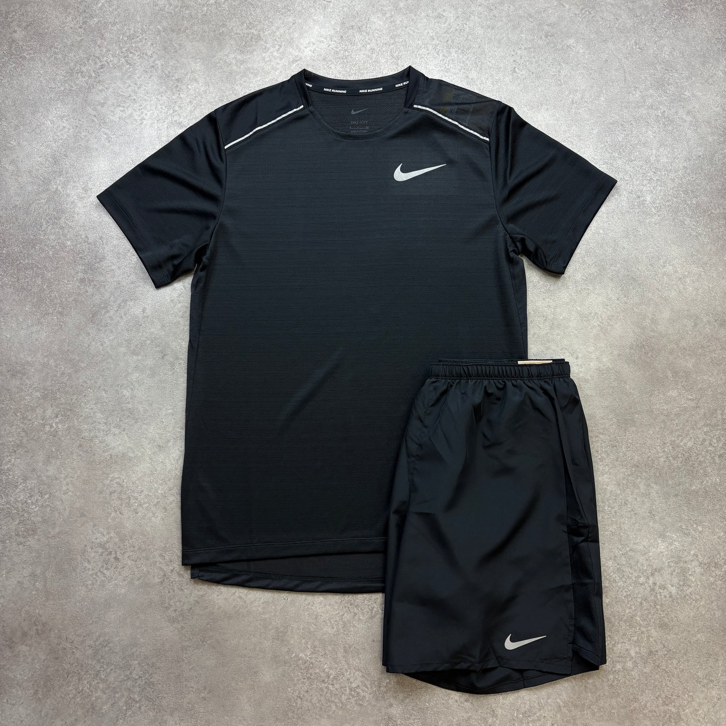 Nike “Black/Black” Miler 1.0 set