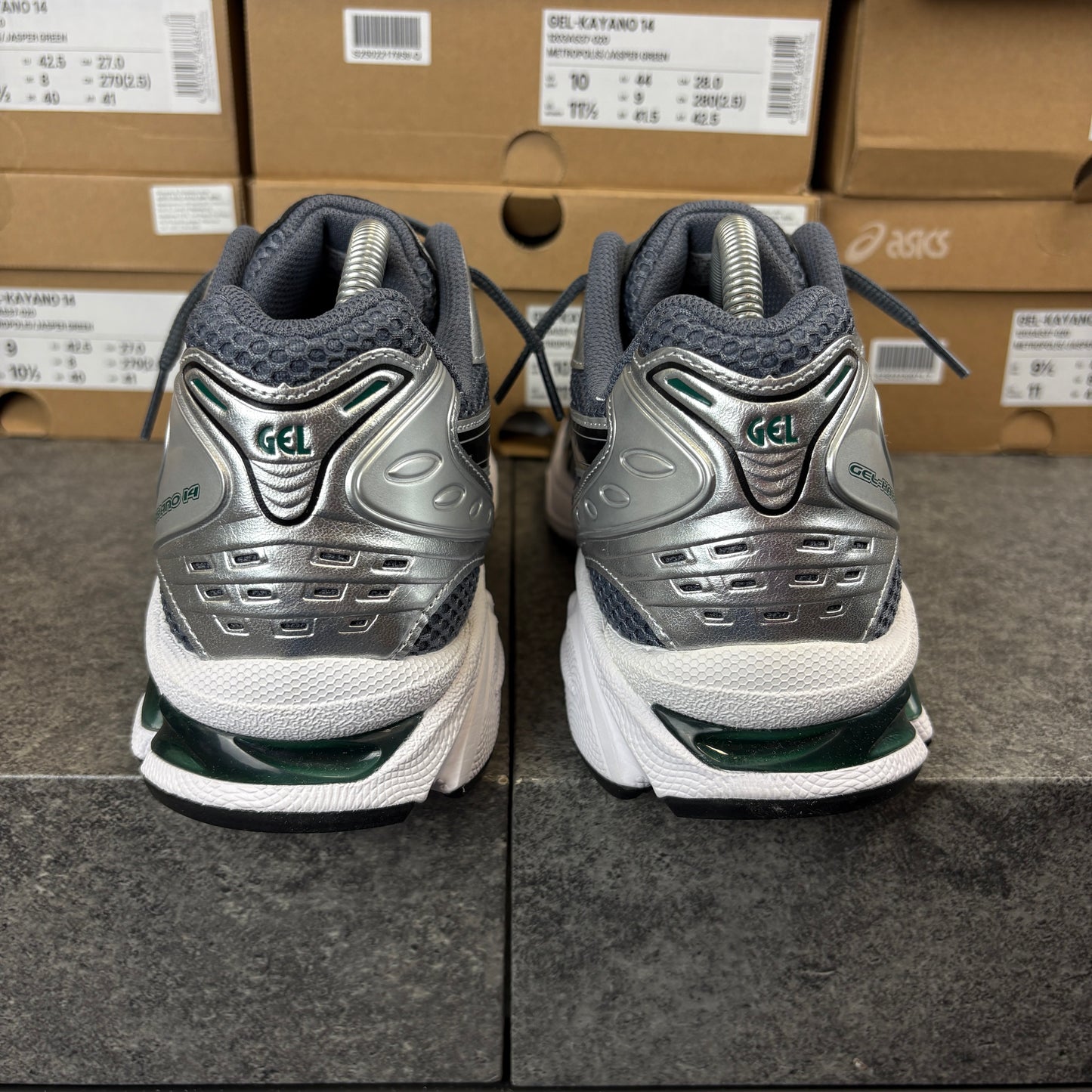 Asics Gel Kayano 14 “Metropolis / Jasper Green”