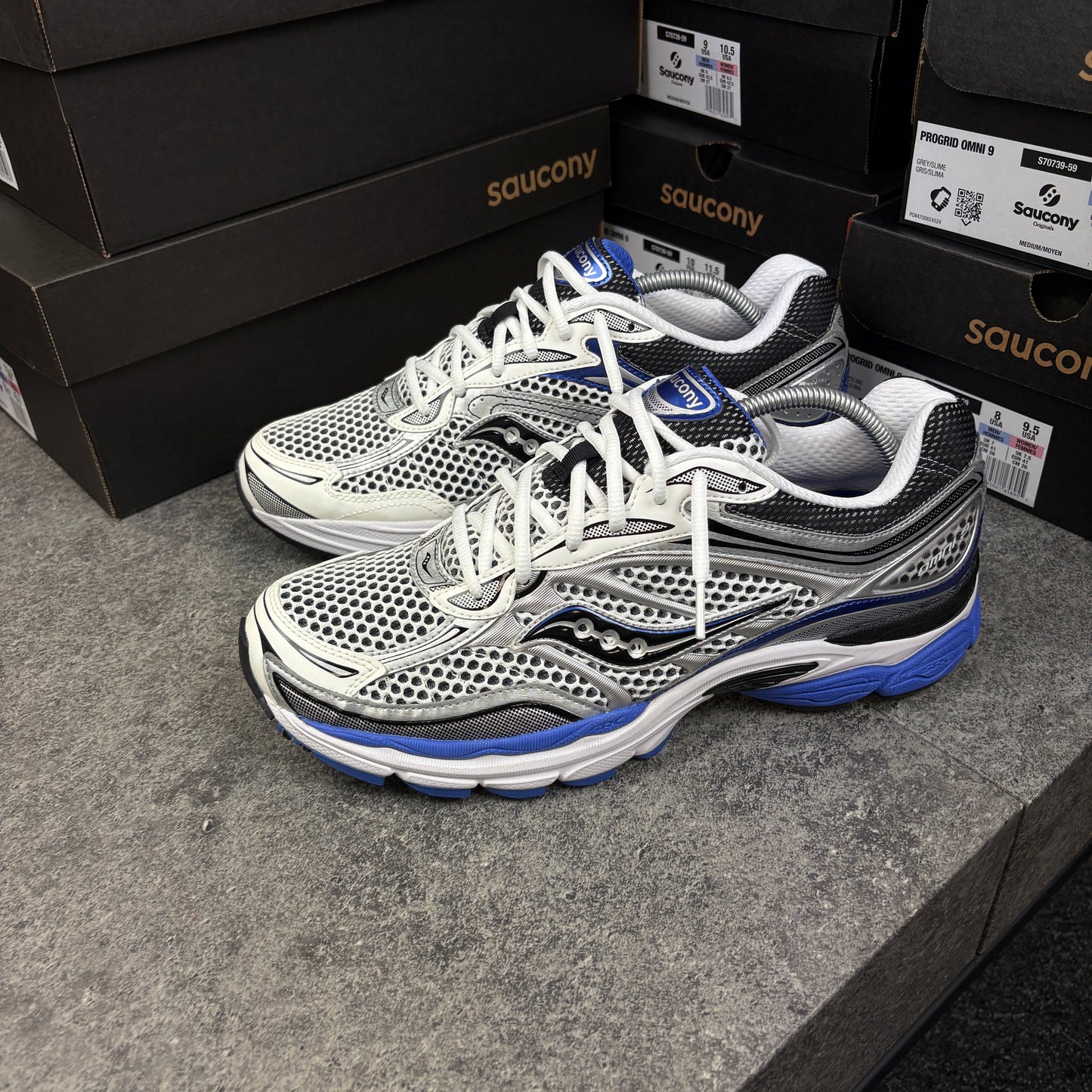 Saucony Pro Grid Omni 9 “Cobalt / Silver”