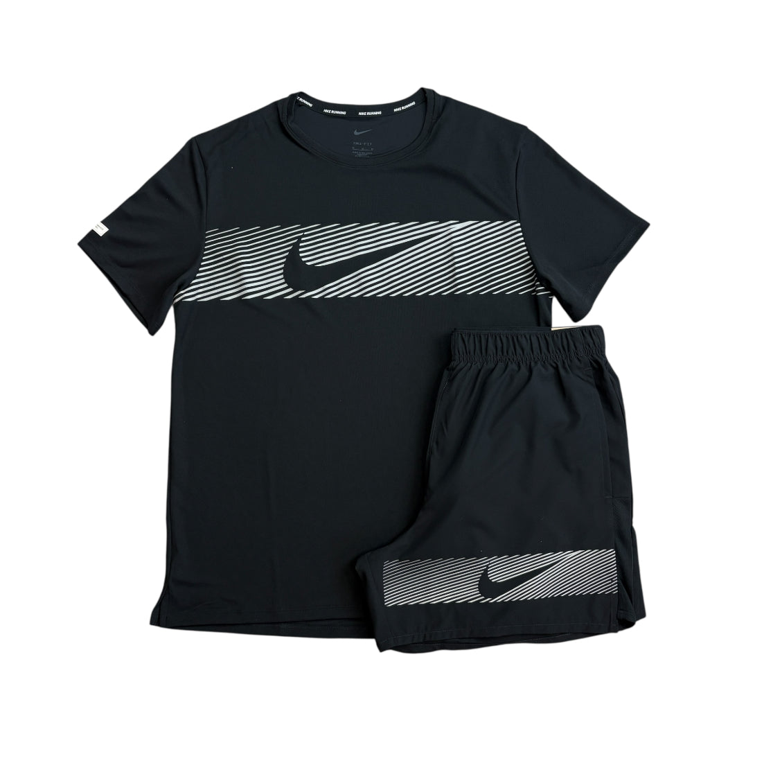 Nike Black “Flash” Run Division Set