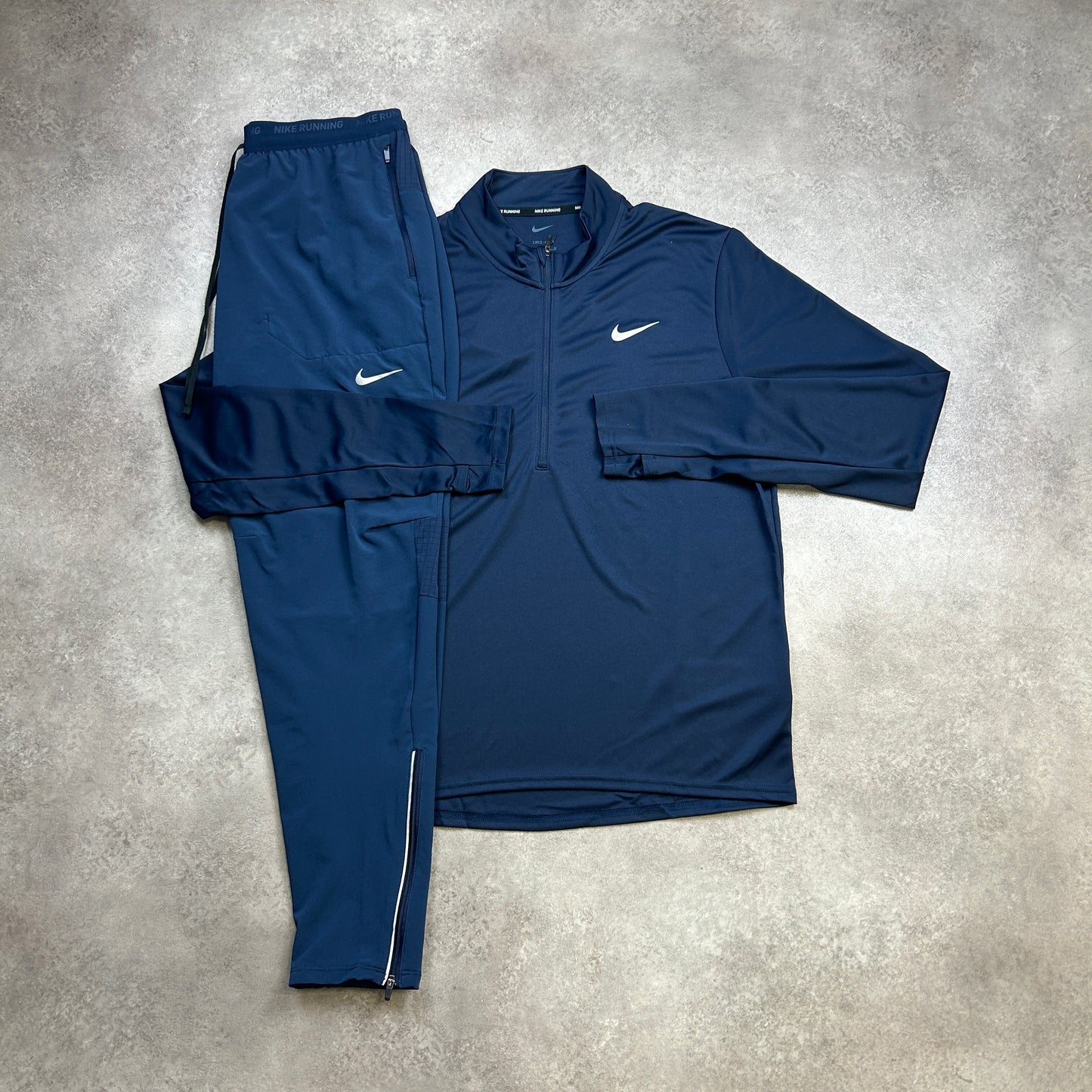 Nike "Navy" Pacer Half Zip Set