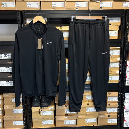 Nike "Black" Pacer Half Zip Set