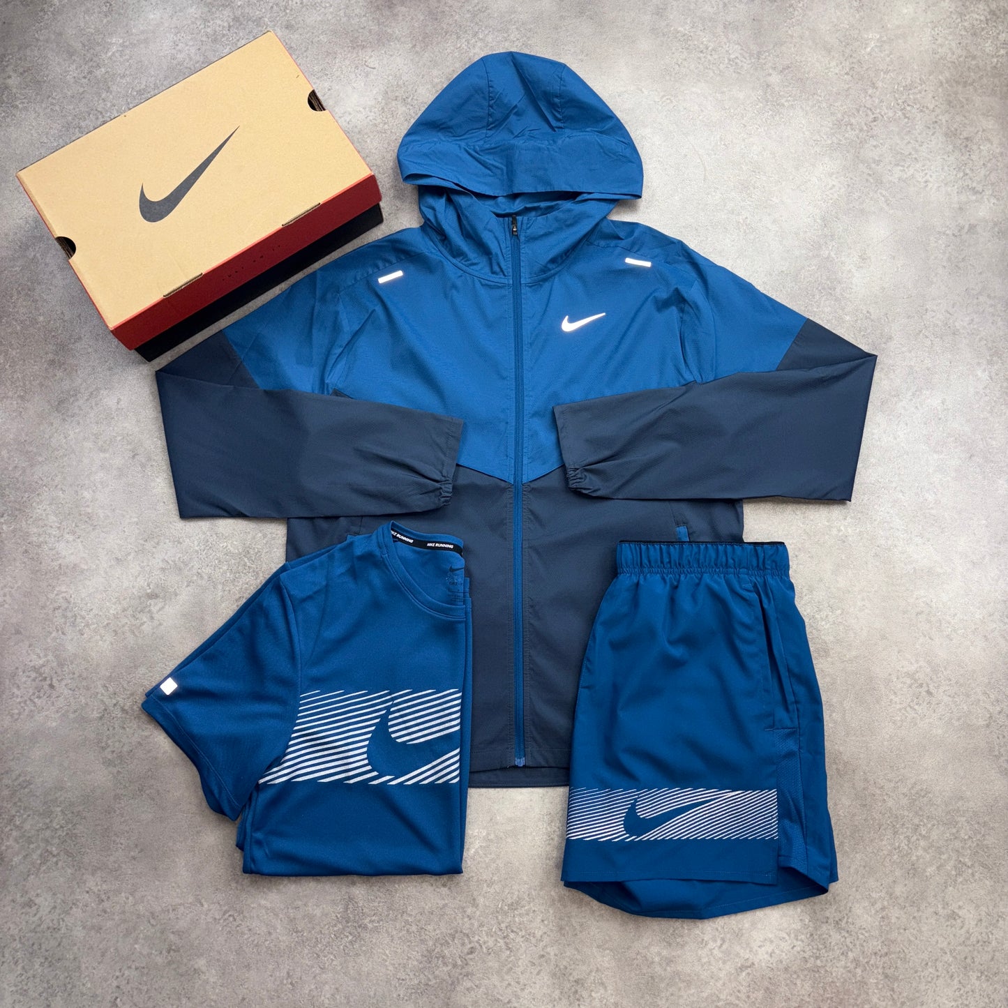 Nike Thunder Blue “Run Division Flash” 3 Piece Set