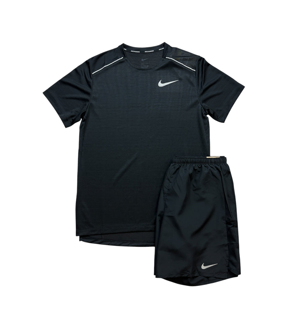 Nike “Black/Black” Miler 1.0 set