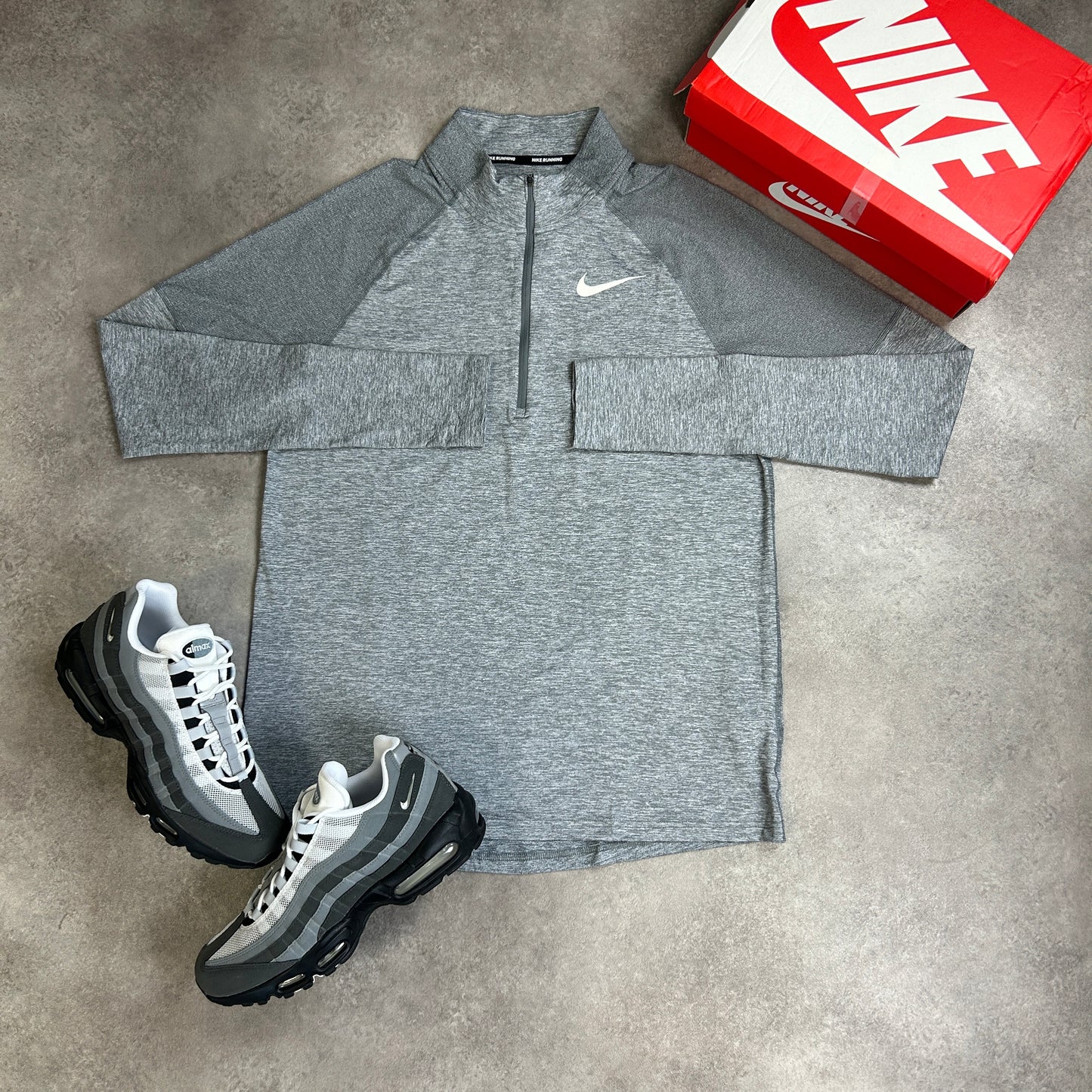 Nike “Wolf Grey” Element Half Zip