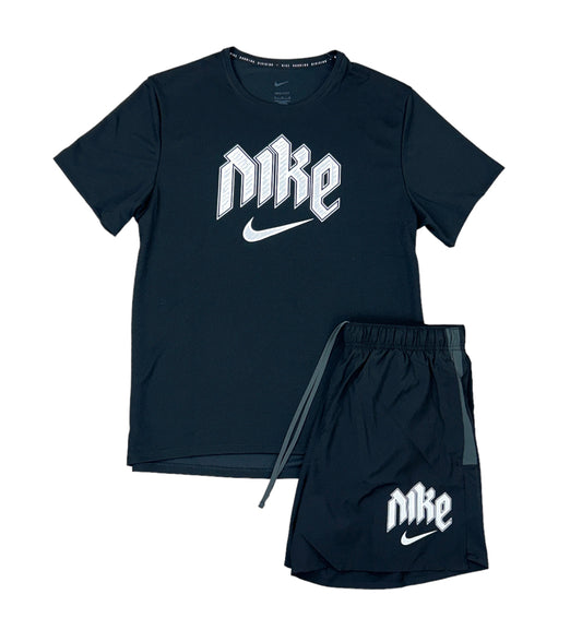 Nike “Jet Black” Run Division Set