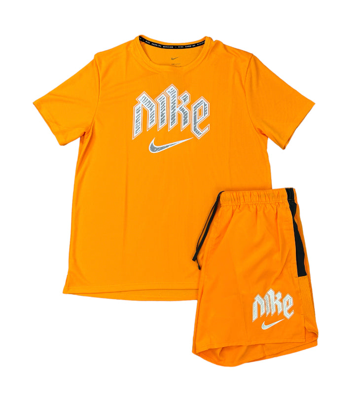 Nike “Sunset Orange” Run Division Set